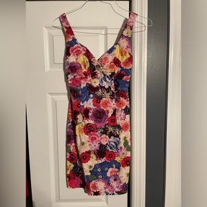 Guess formal floral short dress